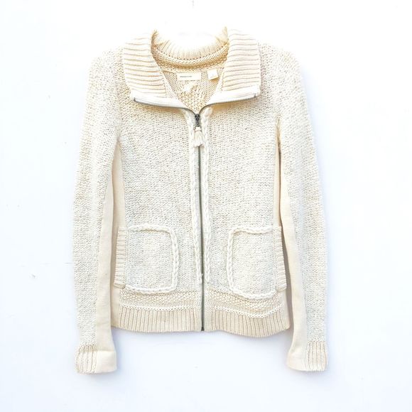 Anthropologie Sweaters - Anthropologie Sleeping On Snow Knit Cardigan Small